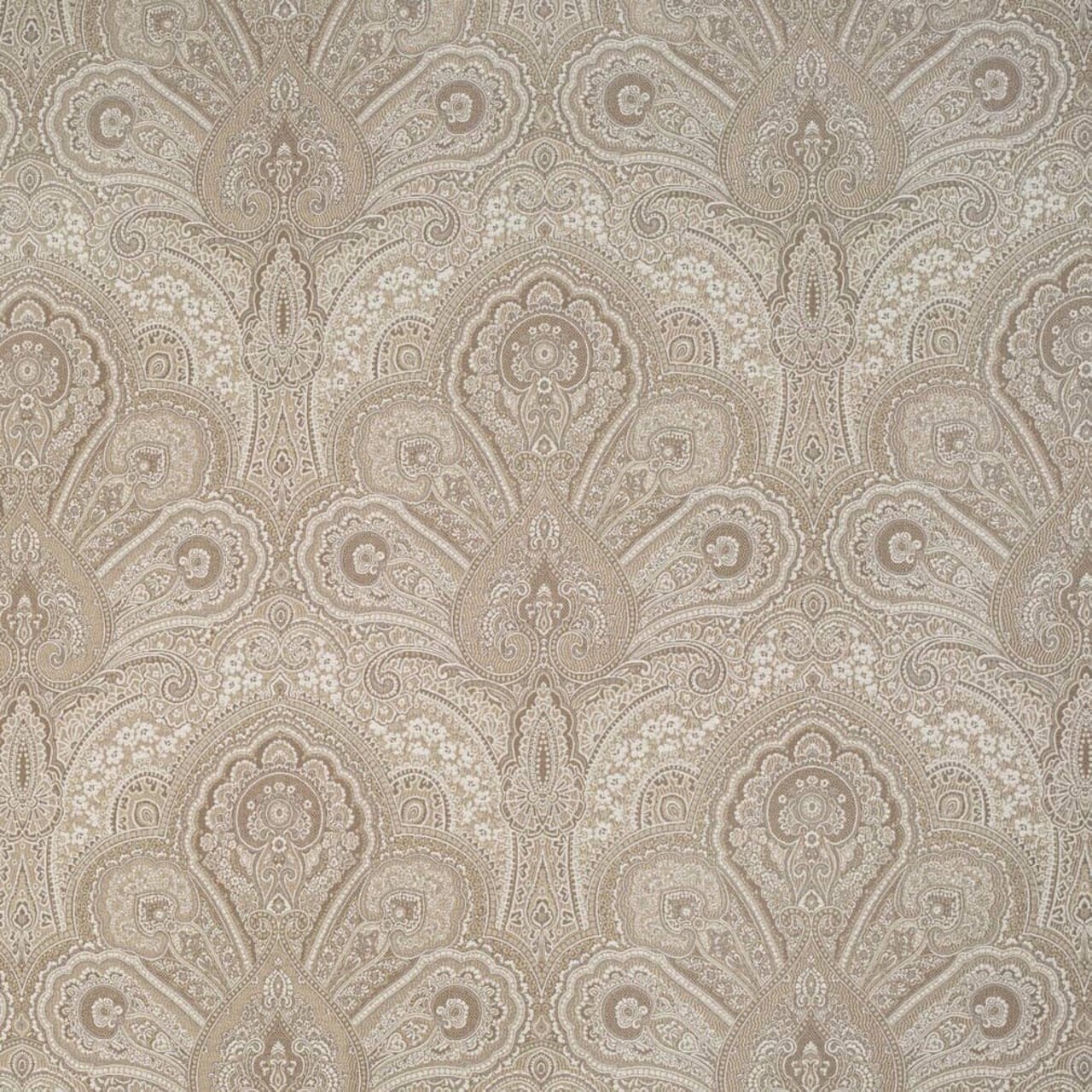 Natural Damask Woven Pattern Upholstery Fabric by The Yard - SKU: Dunbar Beige